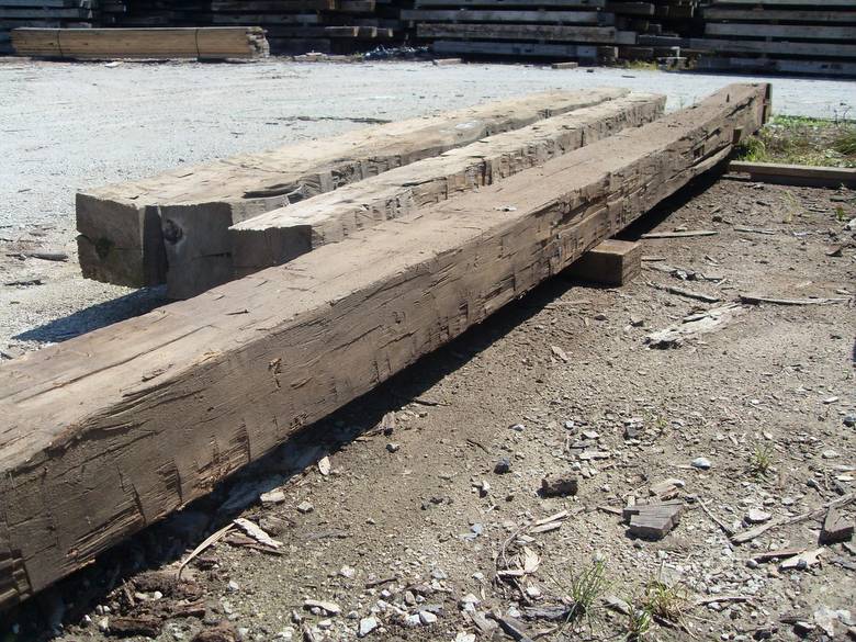 Hand Hewn Timbers